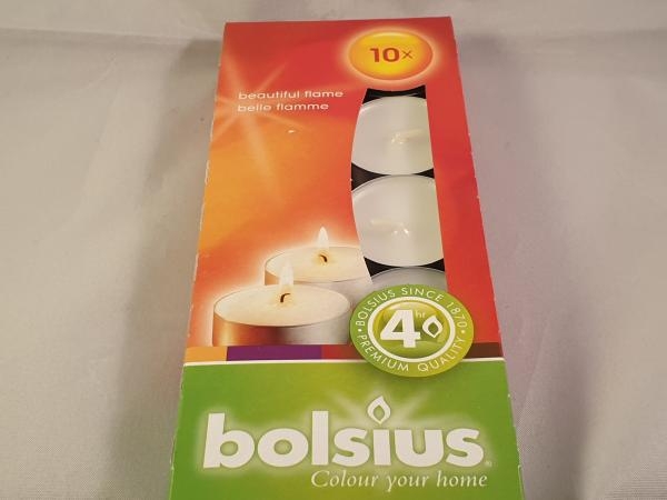 bolsius Teelichter | Inhalt: 10 Stück